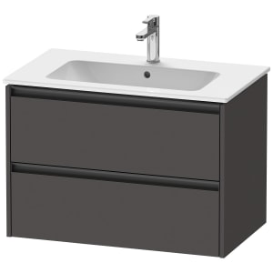 Duravit Ketho.2 Waschtischunterbau wandhängend, 2 Auszüge, 81 cm