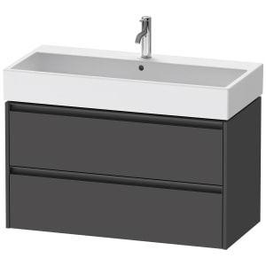 Duravit Ketho.2 Waschtischunterbau wandhängend, 2 Auszüge, 98,4 cm