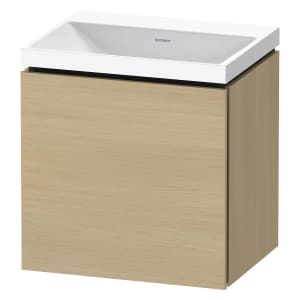 Duravit L-Cube c-shaped Möbelset mit Waschtisch ohne Hahnloch und Unterbau mit 1 Tür rechts, 45 x 48 cm