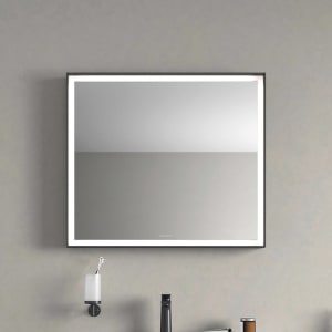 Duravit L-Cube Spiegel mit Beleuchtung 80 x 70 cm, mit Spiegelheizung