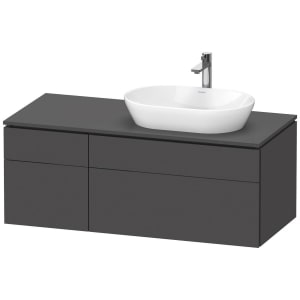 Duravit L-Cube Konsolenwaschtischunterbau mit 4 Auszügen, 122 x 55 cm, für Waschtisch rechts