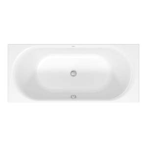 Duravit D-Neo Rechteck-Badewanne 180 x 80 cm, Einbauversion, Ab- und Überlauf mittig