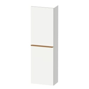 Duravit D-Neo Halbhochschrank 40 x 132 cm, 1 Tür Anschlag links, Griff bronze gebürstet