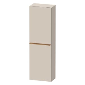 Duravit D-Neo Halbhochschrank 40 x 132 cm, 1 Tür Anschlag links, Griff bronze gebürstet