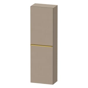 Duravit D-Neo Halbhochschrank 40 x 132 cm, 1 Tür Anschlag links, Griff gold poliert