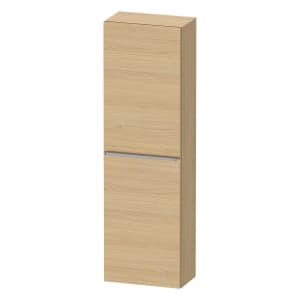Duravit D-Neo Halbhochschrank 40 x 132 cm, 1 Tür Anschlag links, Griff edelstahl gebürstet