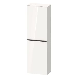 Duravit D-Neo Halbhochschrank 40 x 132 cm, 1 Tür Anschlag links, Griff diamantschwarz