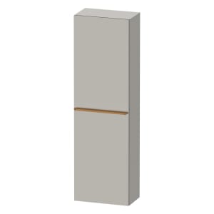 Duravit D-Neo Halbhochschrank 40 x 132 cm, 1 Tür Anschlag rechts, Griff bronze gebürstet