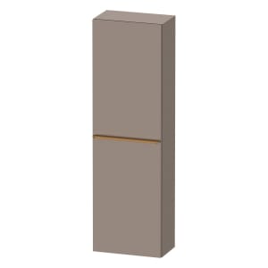 Duravit D-Neo Halbhochschrank 40 x 132 cm, 1 Tür Anschlag rechts, Griff bronze gebürstet