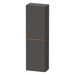 Duravit D-Neo Halbhochschrank 40 x 132 cm, 1 Tür Anschlag rechts, Griff bronze gebürstet