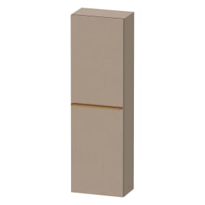 Duravit D-Neo Halbhochschrank 40 x 132 cm, 1 Tür Anschlag rechts, Griff bronze gebürstet
