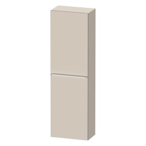 Duravit D-Neo Halbhochschrank 40 x 132 cm, 1 Tür Anschlag rechts, Griff chrom