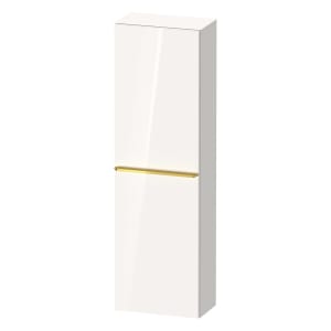 Duravit D-Neo Halbhochschrank 40 x 132 cm, 1 Tür Anschlag rechts, Griff gold poliert
