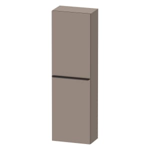 Duravit D-Neo Halbhochschrank 40 x 132 cm, 1 Tür Anschlag rechts, Griff diamantschwarz