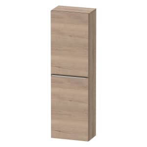 Duravit D-Neo Halbhochschrank 40 x 132 cm, 1 Tür Anschlag links, Griff edelstahl gebürstet