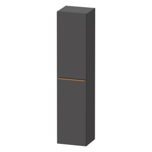 Duravit D-Neo Hochschrank 40 x 176 cm, 1 Tür Anschlag links, Griff bronze gebürstet