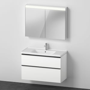 Duravit D-Neo Möbelset mit Spiegelschrank 100,5 cm