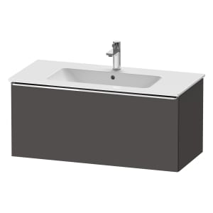 Duravit D-Neo Waschtischunterbau 101 x 44 cm, 1 Auszug, Griff chrom