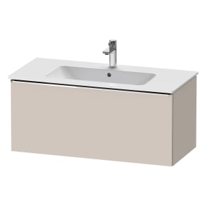 Duravit D-Neo Waschtischunterbau 101 x 44 cm, 1 Auszug, Griff chrom