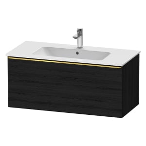 Duravit D-Neo Waschtischunterbau 101 x 44 cm, 1 Auszug, Griff gold poliert