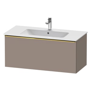 Duravit D-Neo Waschtischunterbau 101 x 44 cm, 1 Auszug, Griff gold poliert