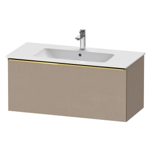 Duravit D-Neo Waschtischunterbau 101 x 44 cm, 1 Auszug, Griff gold poliert