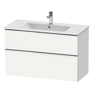 Duravit D-Neo Waschtischunterbau 101 x 62,5 cm, 2 Auszüge, Griff chrom