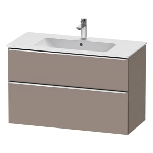 Duravit D-Neo Waschtischunterbau 101 x 62,5 cm, 2 Auszüge, Griff chrom