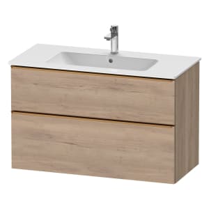 Duravit D-Neo Waschtischunterbau 101 x 62,5 cm, 2 Auszüge, Griff bronze gebürstet