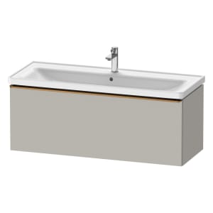 Duravit D-Neo Waschtischunterbau 118,4 x 44 cm, 1 Auszug, Griff bronze gebürstet