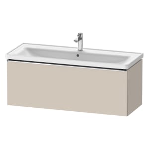 Duravit D-Neo Waschtischunterbau 118,4 x 44 cm, 1 Auszug, Griff chrom