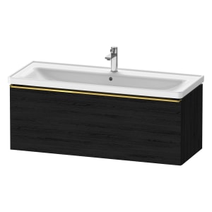 Duravit D-Neo Waschtischunterbau 118,4 x 44 cm, 1 Auszug, Griff gold poliert