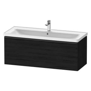 Duravit D-Neo Waschtischunterbau 118,4 x 44 cm, 1 Auszug, Griff diamantschwarz