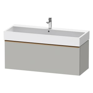 Duravit D-Neo Waschtischunterbau 118,4 x 44 cm, 1 Auszug, Griff bronze gebürstet