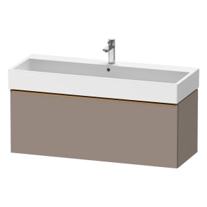 Duravit D-Neo Waschtischunterbau 118,4 x 44 cm, 1 Auszug, Griff bronze gebürstet