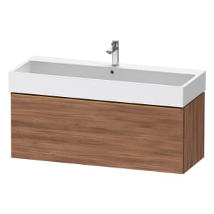 Duravit D-Neo Waschtischunterbau 118,4 x 44 cm, 1 Auszug, Griff bronze gebürstet
