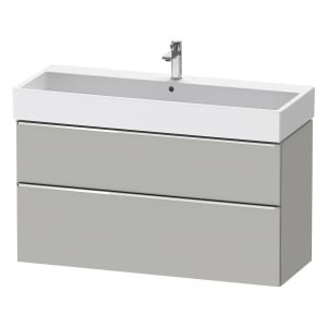 Duravit D-Neo Waschtischunterbau 118,4 x 62,5 cm, 2 Auszüge, Griff chrom