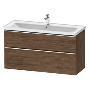 Duravit D-Neo Waschtischunterbau 118,4 x 62,5 cm, 2 Auszüge, Griff chrom