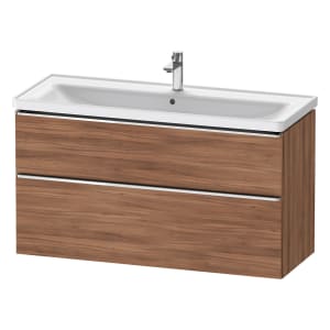 Duravit D-Neo Waschtischunterbau 118,4 x 62,5 cm, 2 Auszüge, Griff chrom