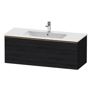 Duravit D-Neo Waschtischunterbau 121 x 44 cm, 1 Auszug, Griff bronze gebürstet