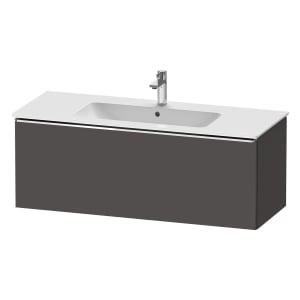 Duravit D-Neo Waschtischunterbau 121 x 44 cm, 1 Auszug, Griff chrom