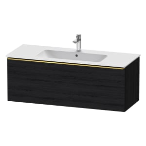 Duravit D-Neo Waschtischunterbau 121 x 44 cm, 1 Auszug, Griff gold poliert