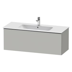 Duravit D-Neo Waschtischunterbau 121 x 44 cm, 1 Auszug, Griff edelstahl gebürstet