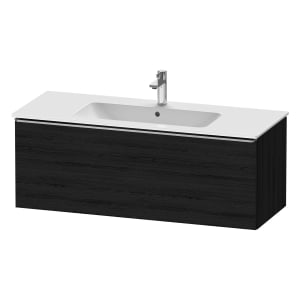 Duravit D-Neo Waschtischunterbau 121 x 44 cm, 1 Auszug, Griff edelstahl gebürstet