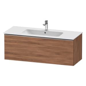 Duravit D-Neo Waschtischunterbau 121 x 44 cm, 1 Auszug, Griff edelstahl gebürstet