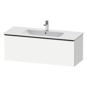 Duravit D-Neo Waschtischunterbau 121 x 44 cm, 1 Auszug, Griff diamantschwarz
