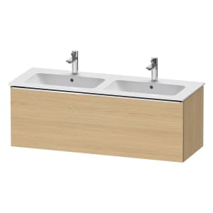 Duravit D-Neo Waschtischunterbau 128 x 44 cm, 1 Auszug, Griff chrom