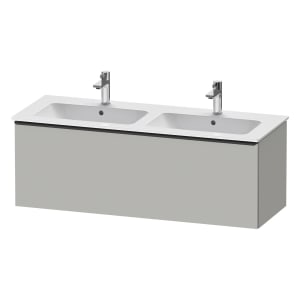 Duravit D-Neo Waschtischunterbau 128 x 44 cm, 1 Auszug, Griff diamantschwarz