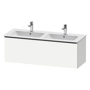 Duravit D-Neo Waschtischunterbau 128 x 44 cm, 1 Auszug, Griff diamantschwarz