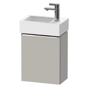 Duravit D-Neo Waschtischunterbau 36,4 x 44 cm, 1 Tür rechts, Griff chrom